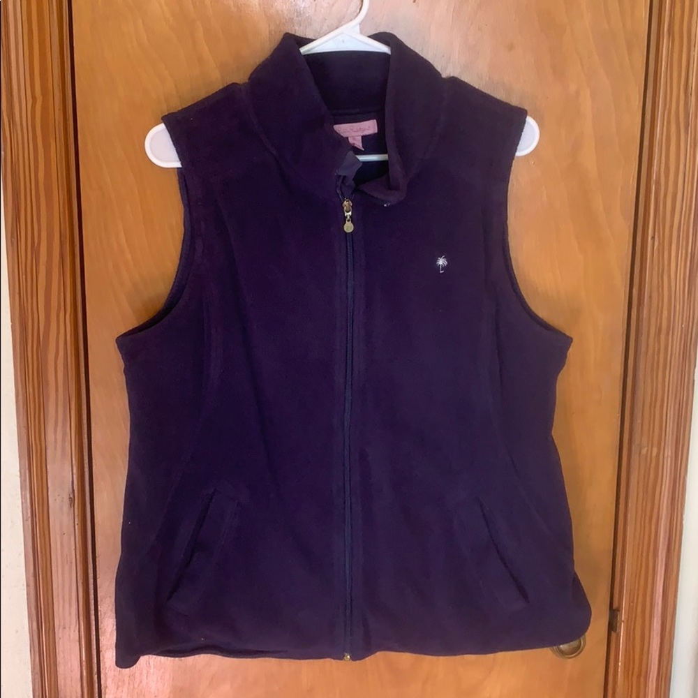 Lilly Pulitzer Fleece Vest - Size XL